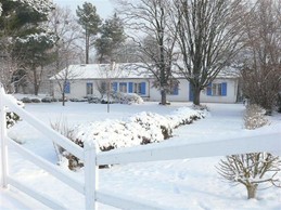 la maison blanche l'hiver