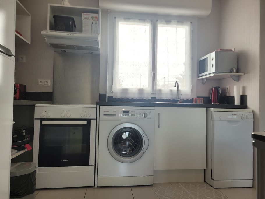 Location de vacances Paimpol, la Caravelle, Espace cuisine pièce de vie RDC