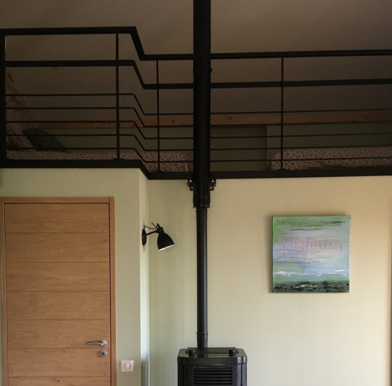 Espace entrée du gite poêle à pellets