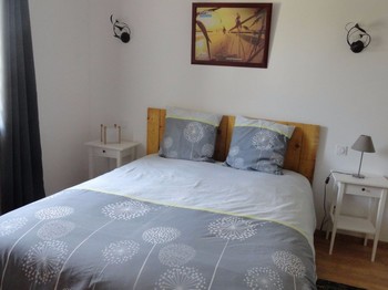 Ferme Passion - Chambre Dombes - Lit 160x200