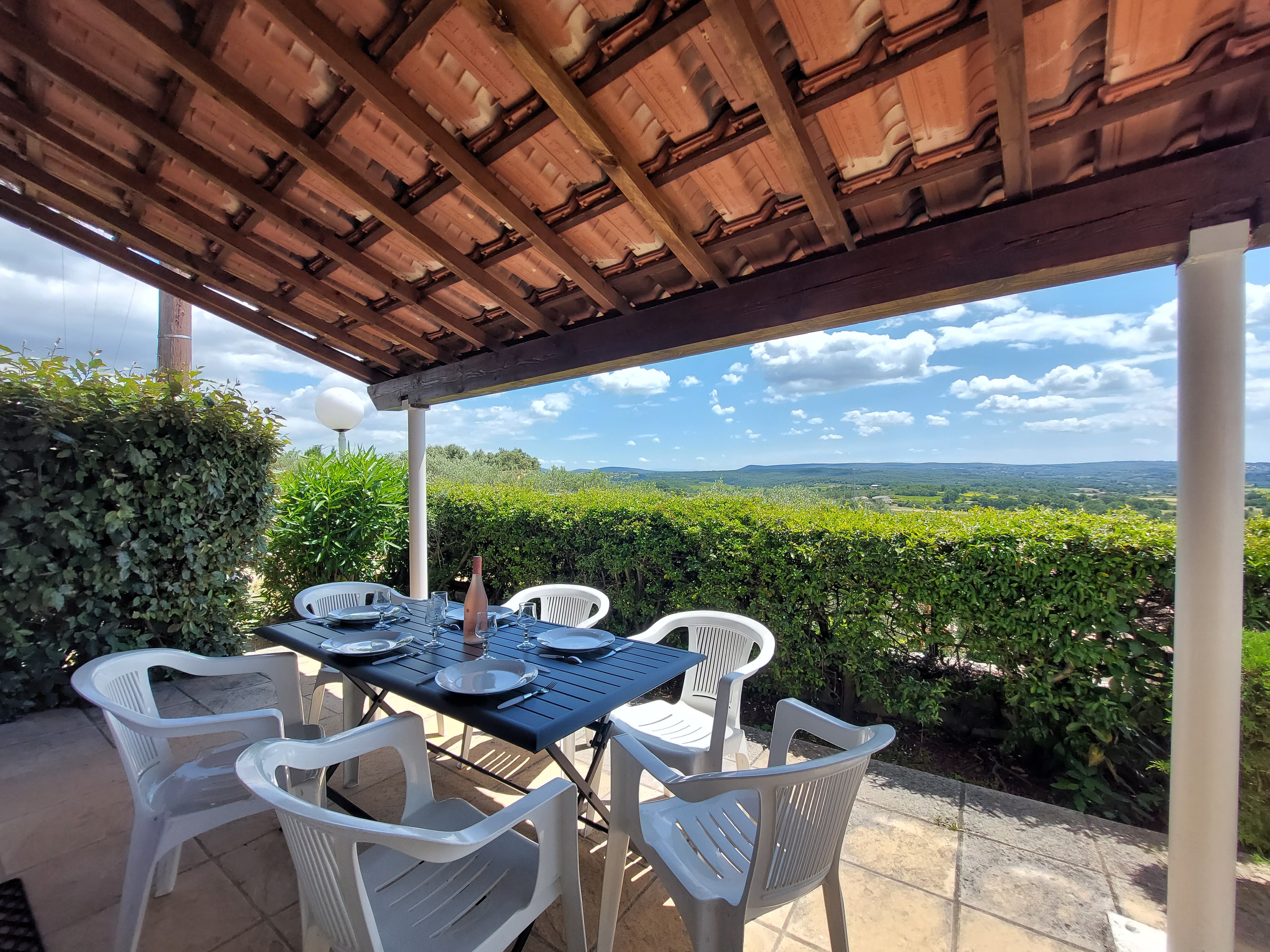Terrasse et vue