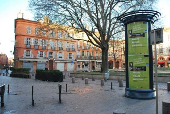vu sur l'immeuble place Saint Georges