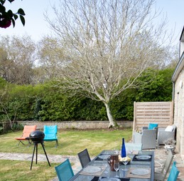 Terrasse avec tout le confort.