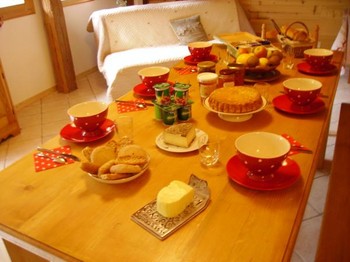 Table du petit-déjeuner