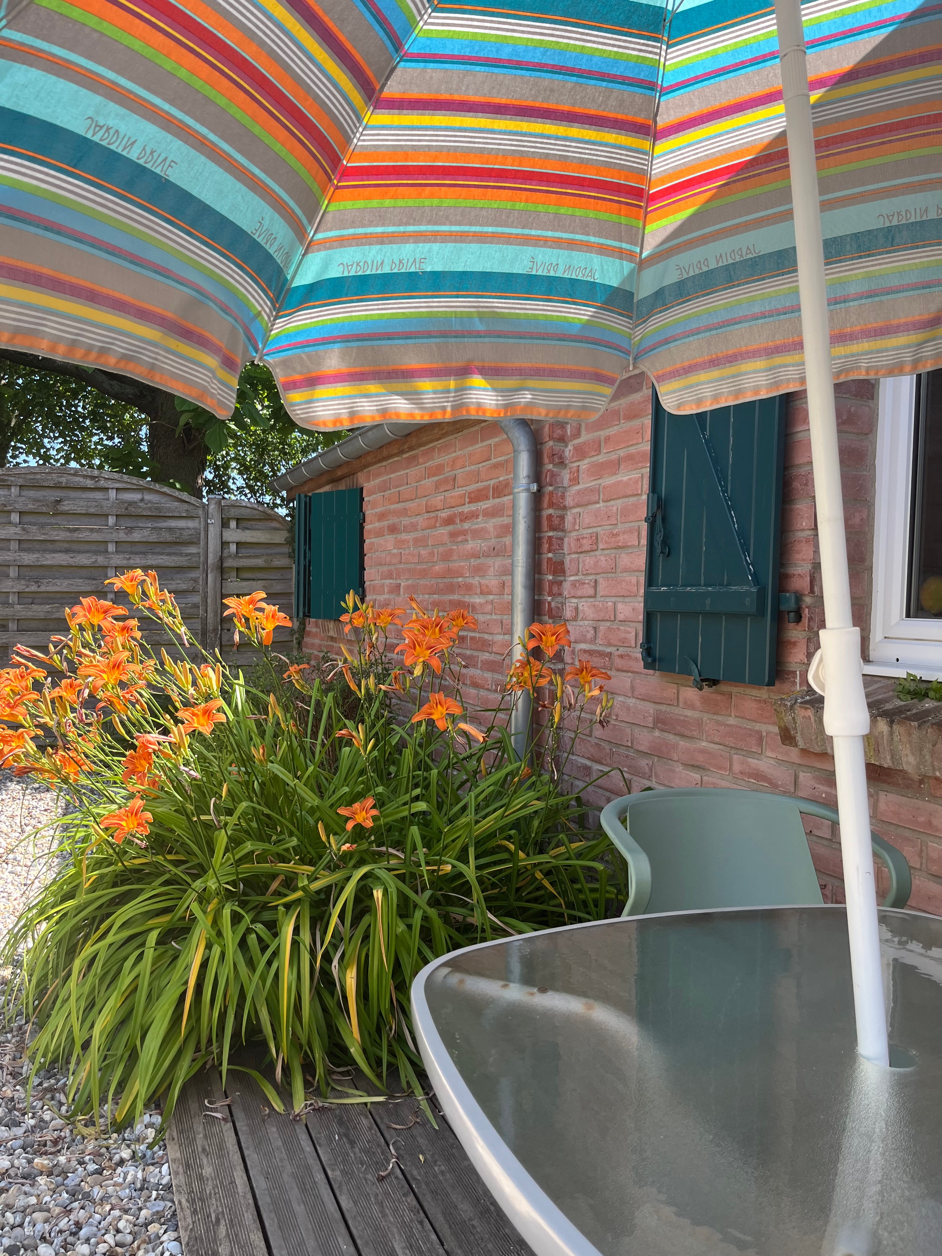 Sous le parasol
