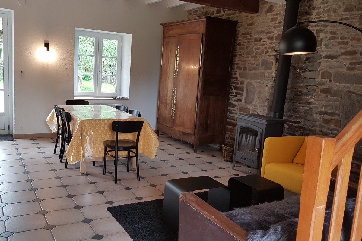 La pièce de vie  - Le cellier d'Halouze