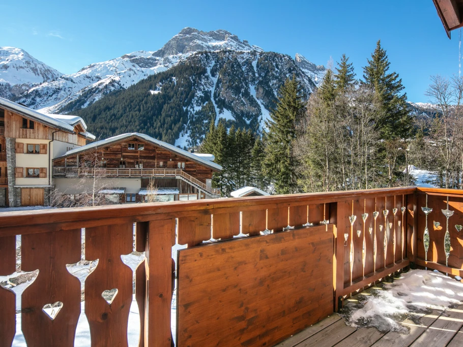 vue de notre balcon sur les montagnes situé côté sud-ouest