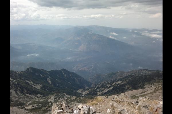 Les montagnes - depuis le pic du Canigou