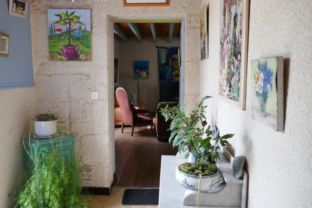 Accès à la 2ème partie du gîte