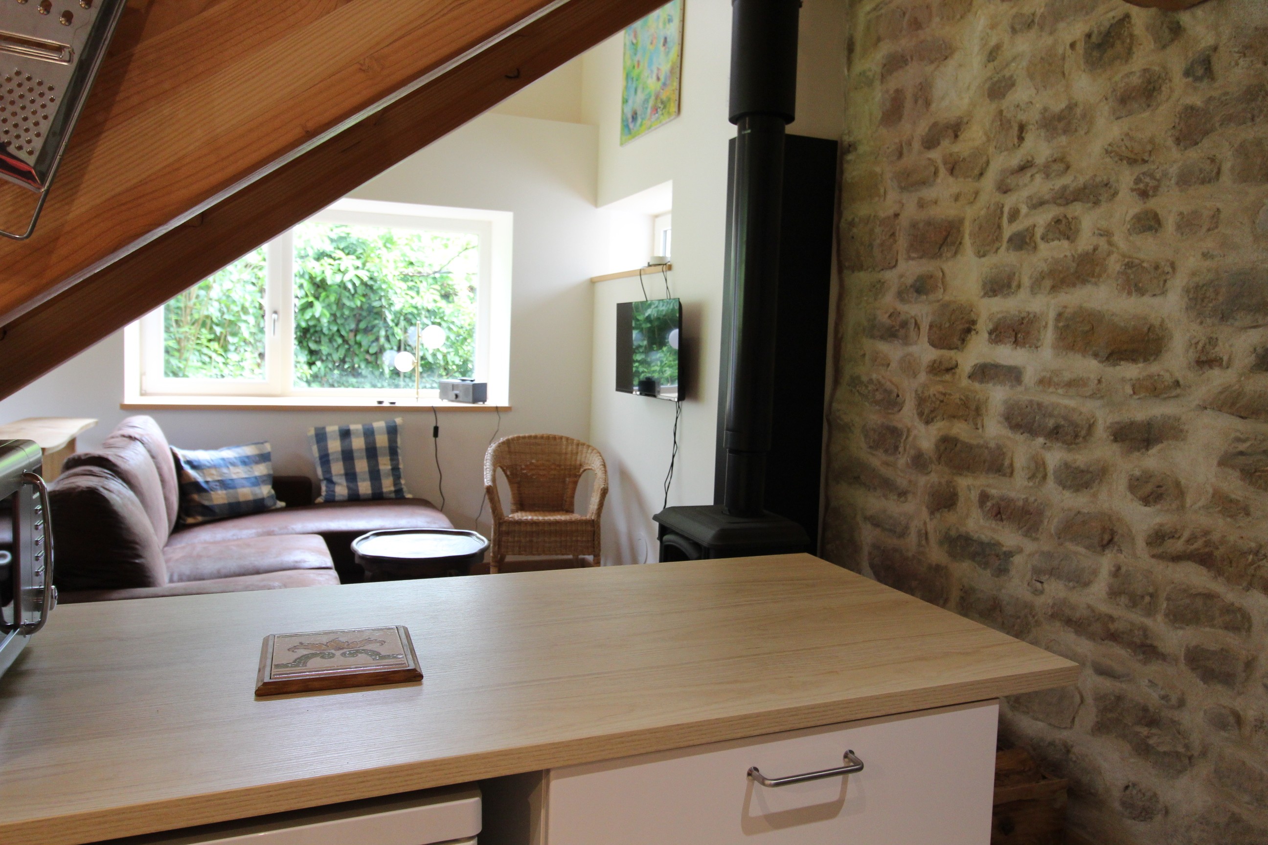 Cuisine / salon - Les Champs de la Goutte
