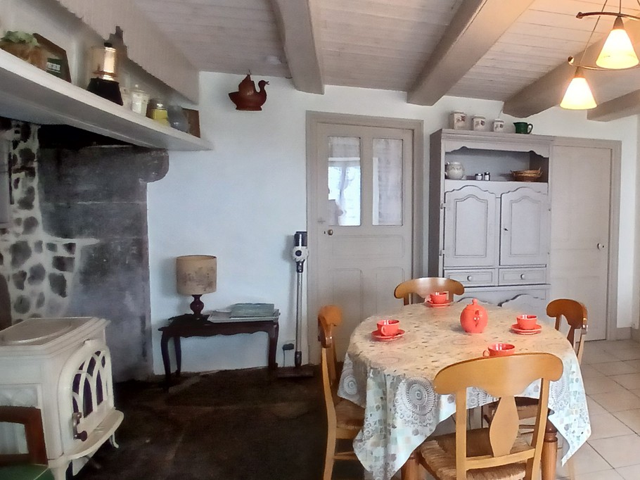 Anna's gîte: the living room