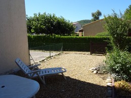 le jardin et la vue du studio