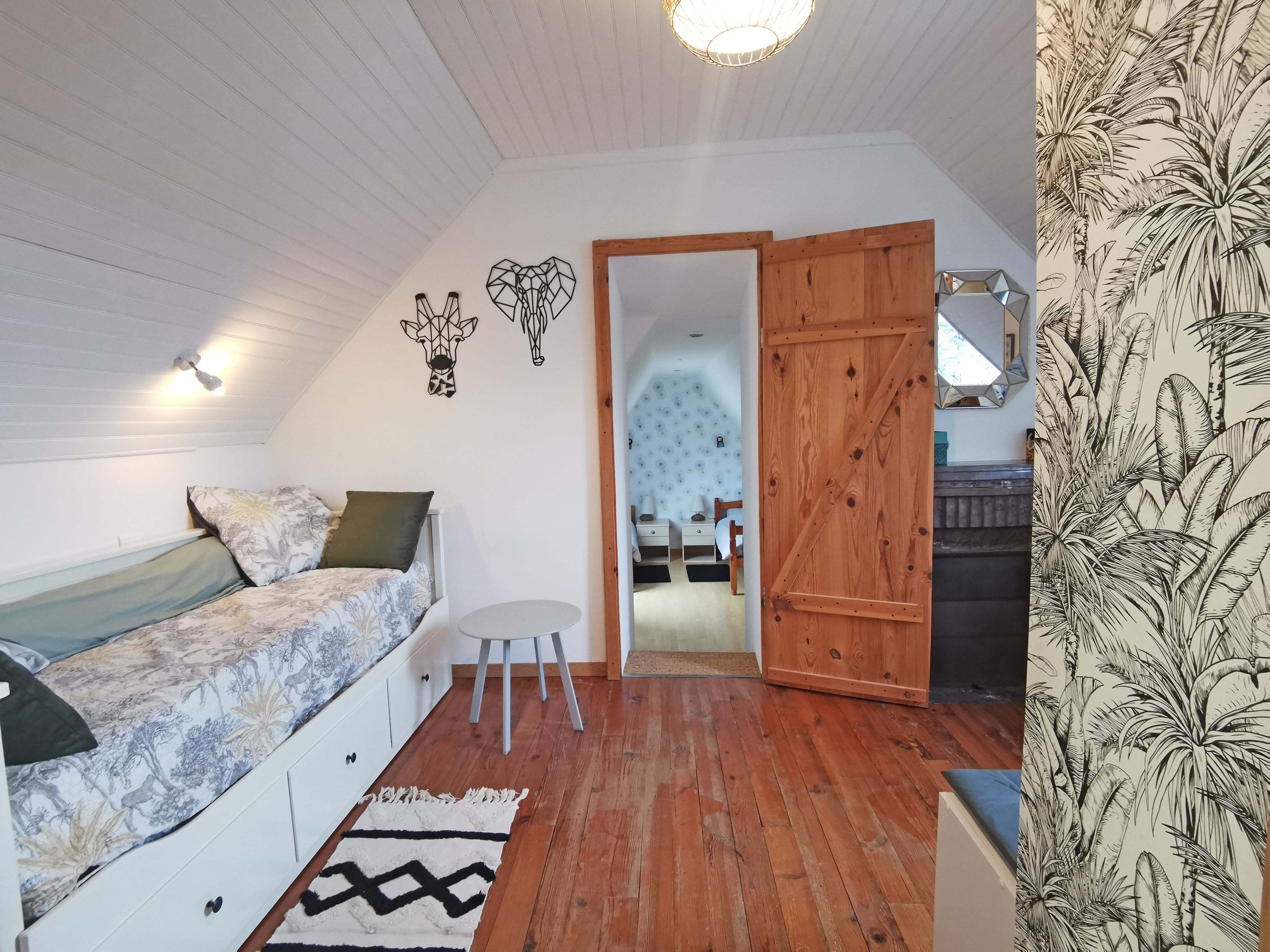 Accès à la 3ème chambre depuis la mezzanine