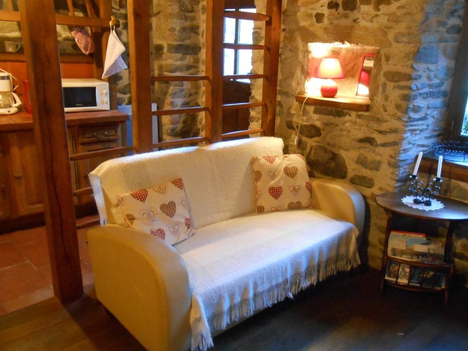 Canapé devant cheminée