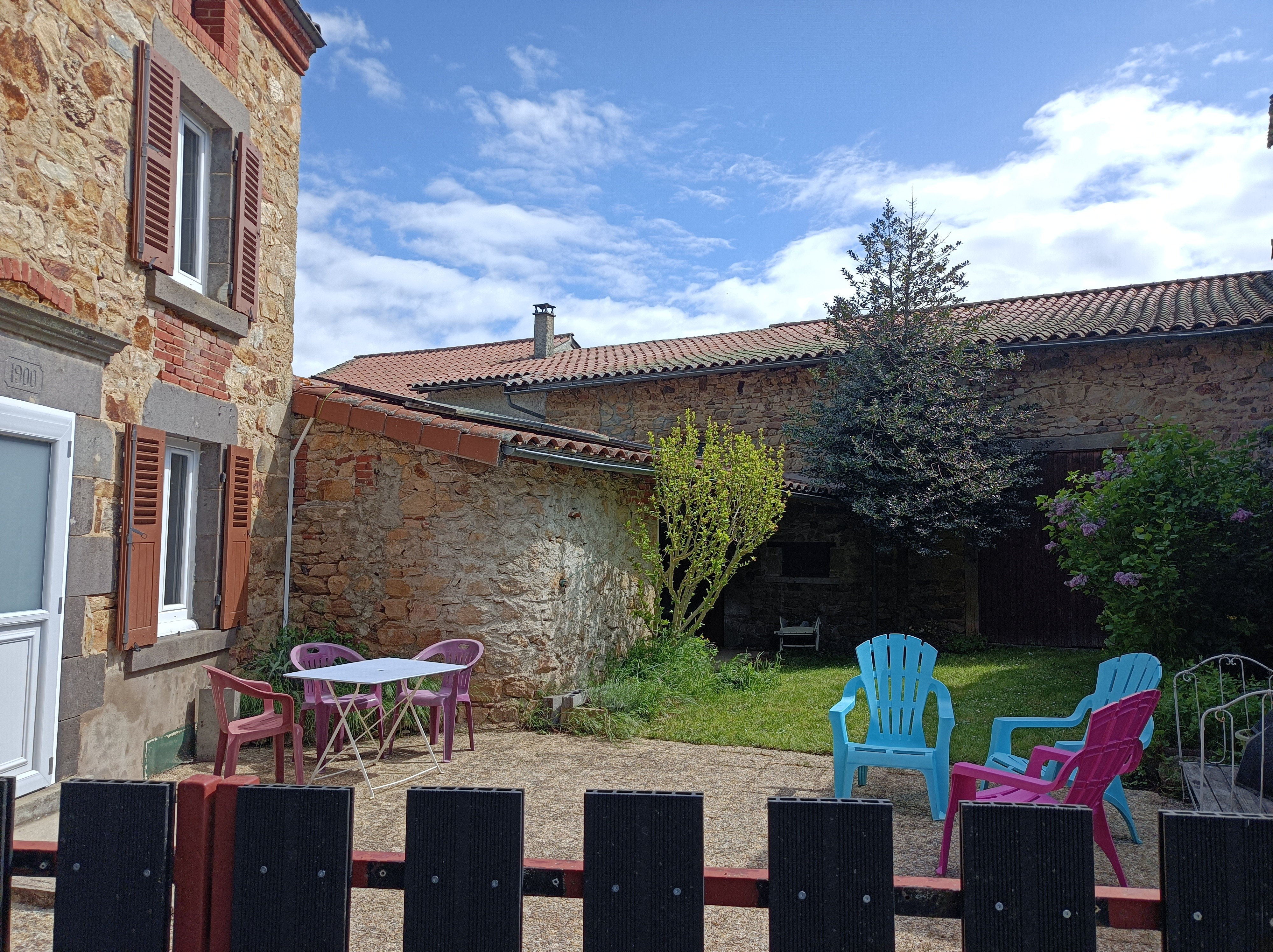 "Chez Guéguette" à Saint Jean Saint Gervais : la terrasse