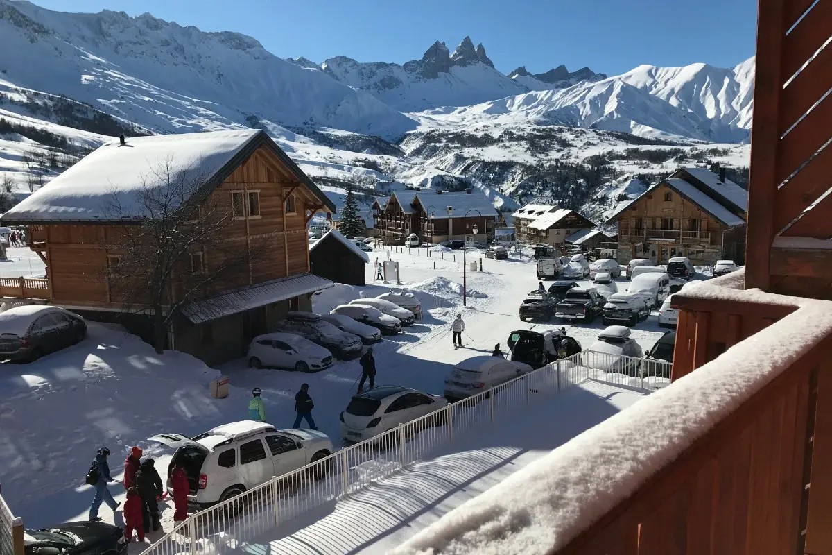 vue du balcon