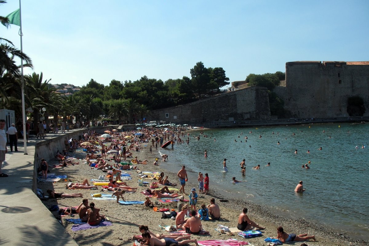 Plage  a  Collioure  25 Mn a  pied