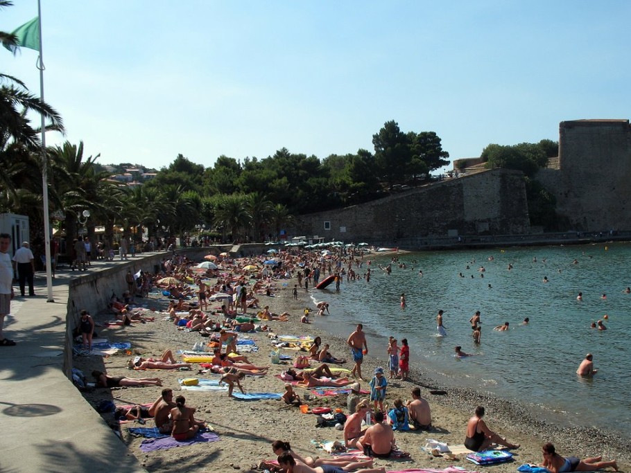 Plage  a  Collioure  25 Mn a  pied