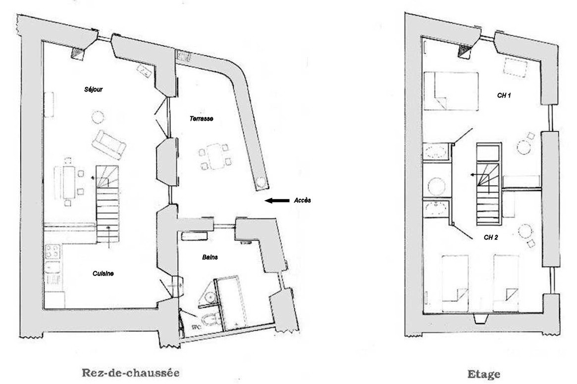 Plan du gite