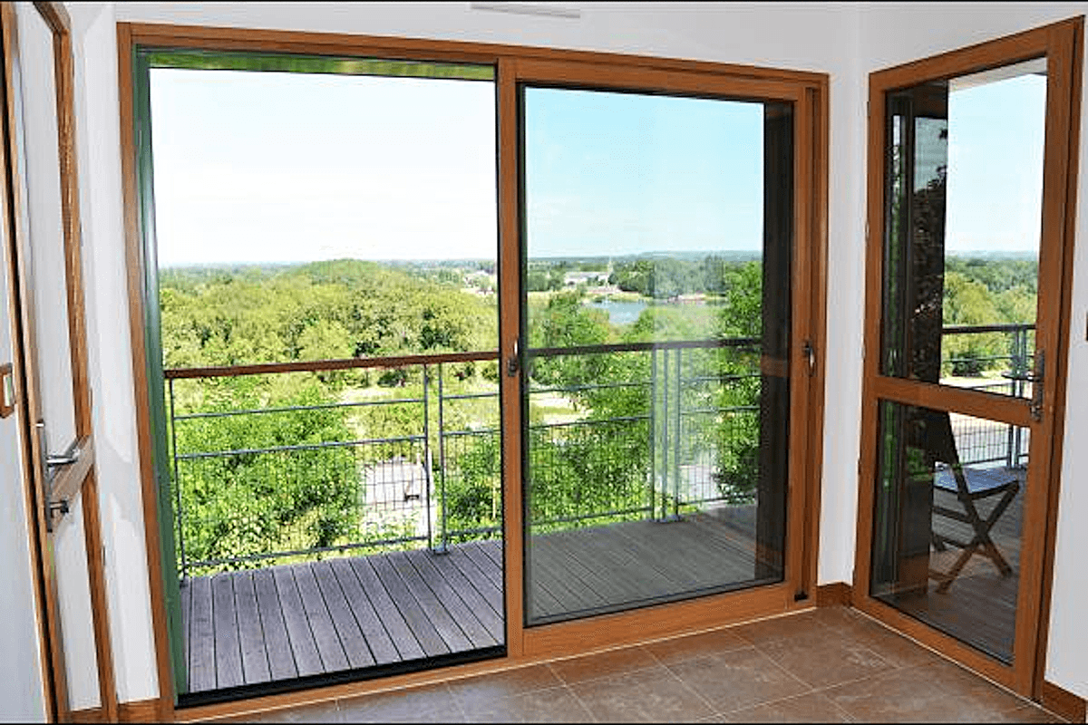 La vue depuis le salon