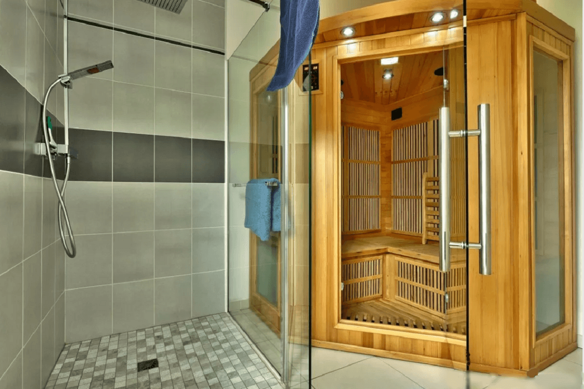 sauna 4/5 places et douche