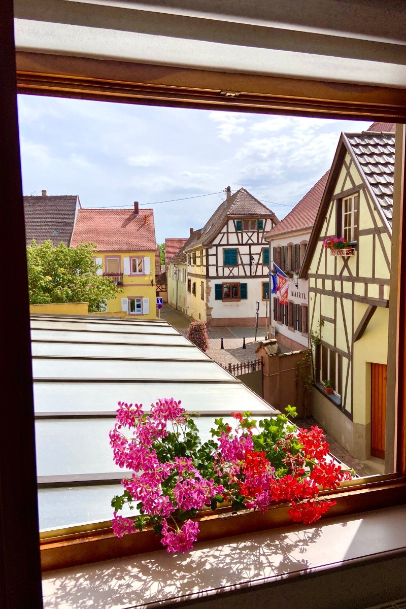 Vue du gîte coté cour