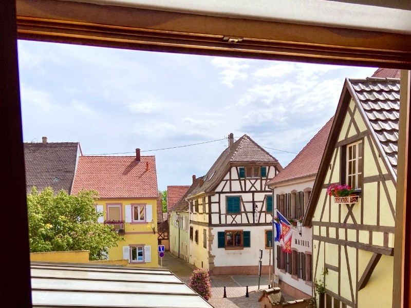 Vue du gîte coté cour