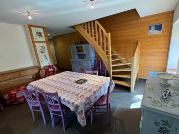Espace séjour - Gîte Gentiane - Domaine de la Prairie des Prés
