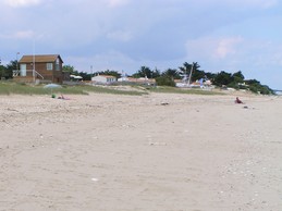 La plage à 100m.