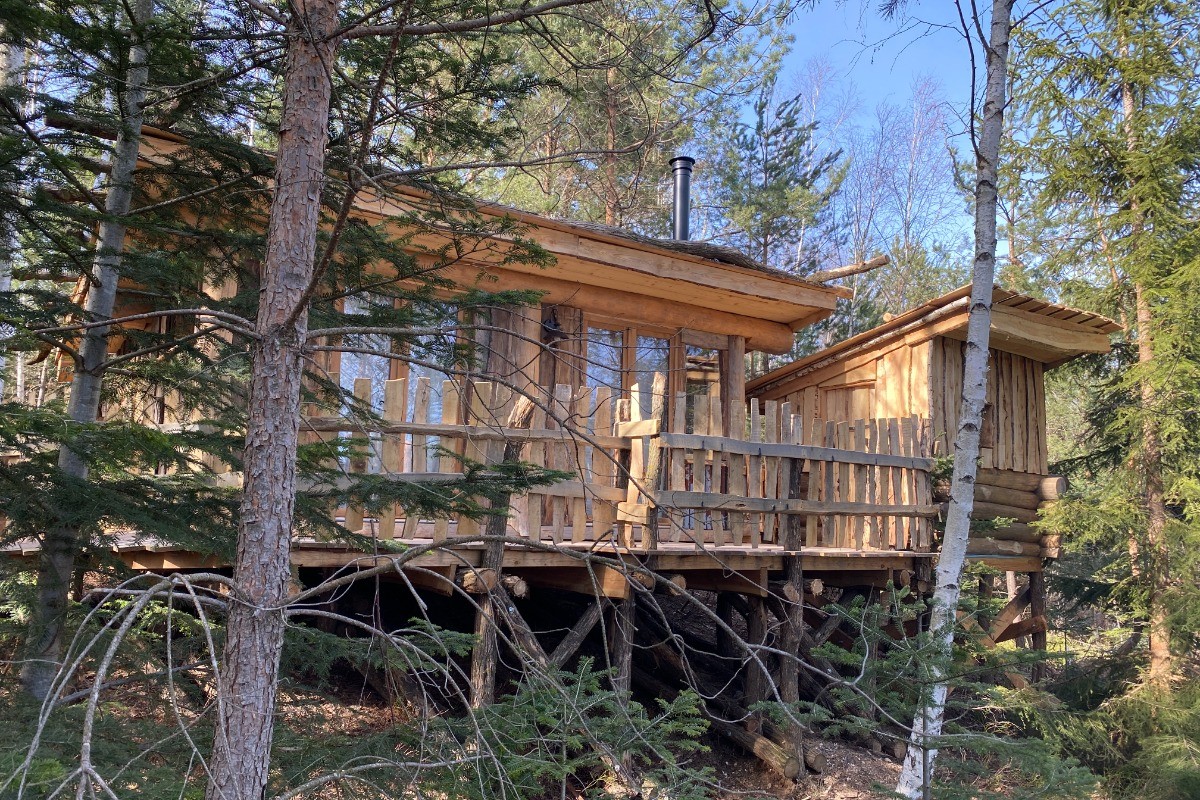 Bergerie du lac et son sauna - Les Cabanes du Lac de Pierre Percée