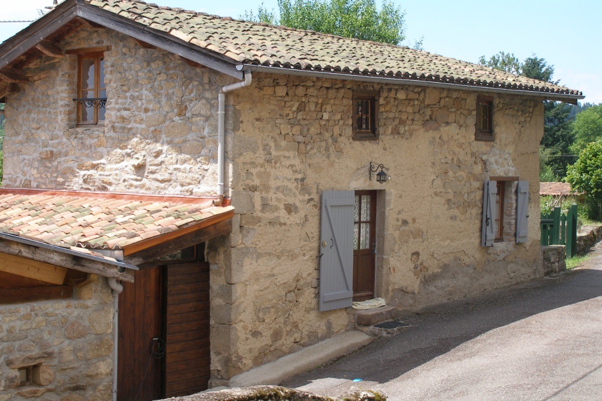 Le gîte côté entrée principale