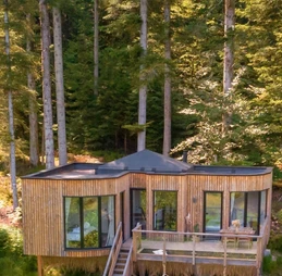 Vue d'ensemble de l'Eco-lodge Africain - Sainte-Barbe dans Les Vosges
