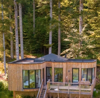 Vue d'ensemble de l'Eco-lodge Africain - Sainte-Barbe dans Les Vosges