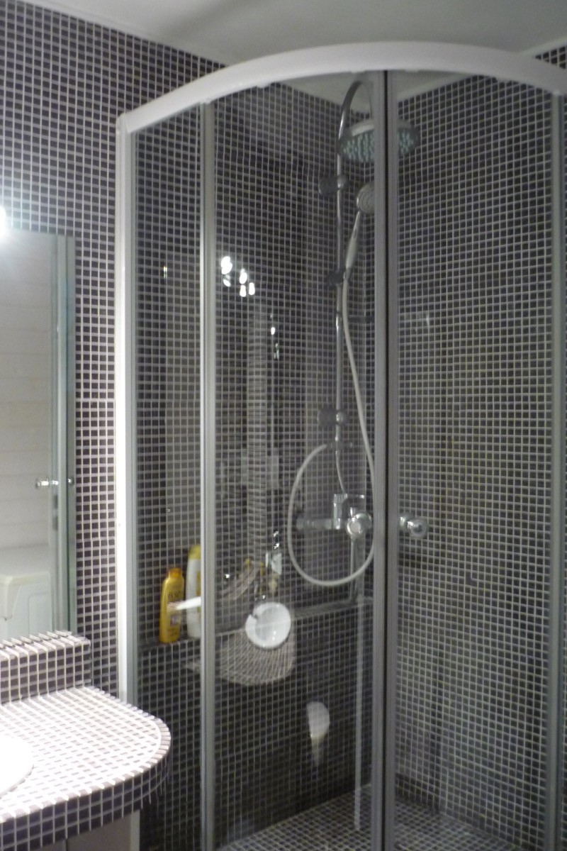 Douche spacieuse