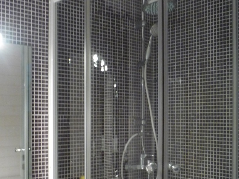 Douche spacieuse