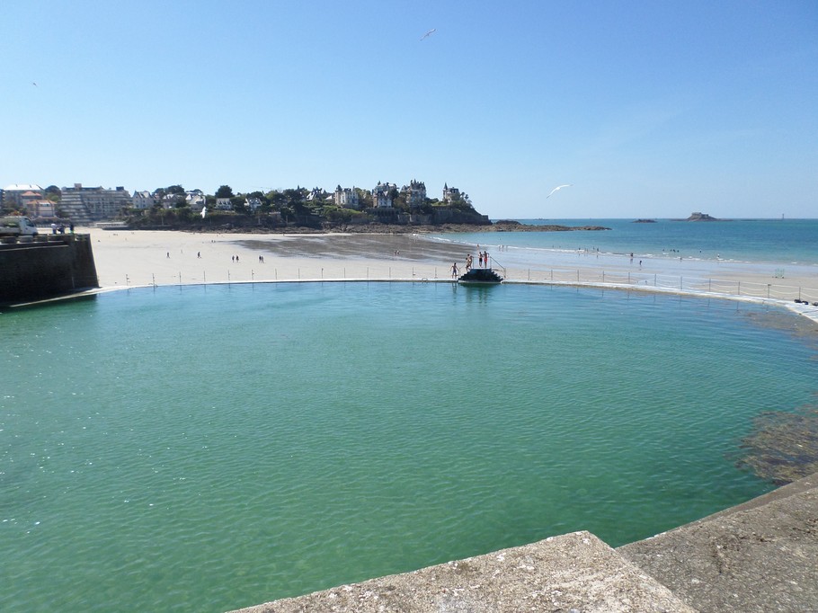 Dinard plage de l'écluse
