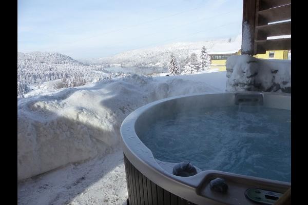 Spa et vue lac - Chalet le Grenier
