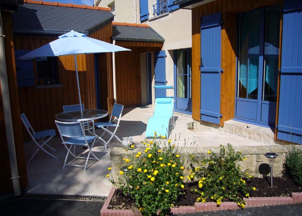 Terrasse de l'appartement "la cabane du pêcheur"