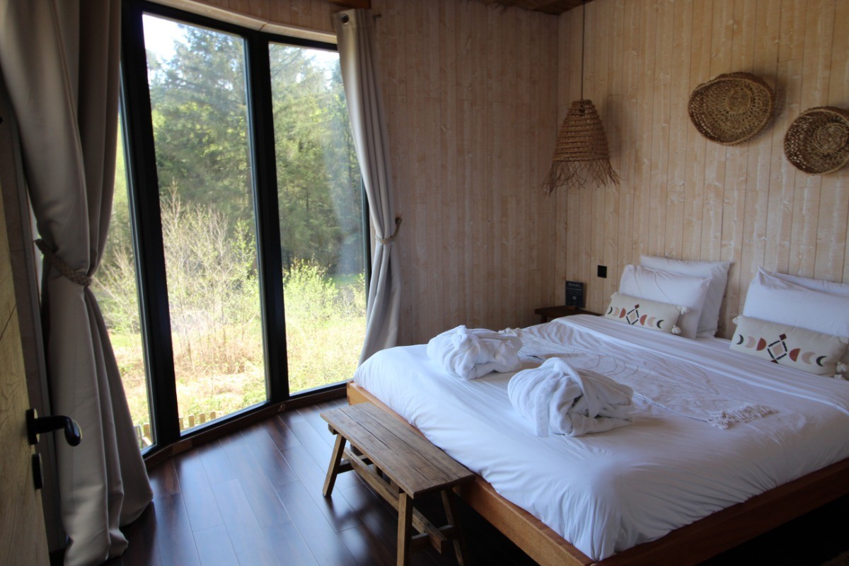 Deuxième chambre Eco-Lodge Africain - Sainte-Barbe dans Les Vosges