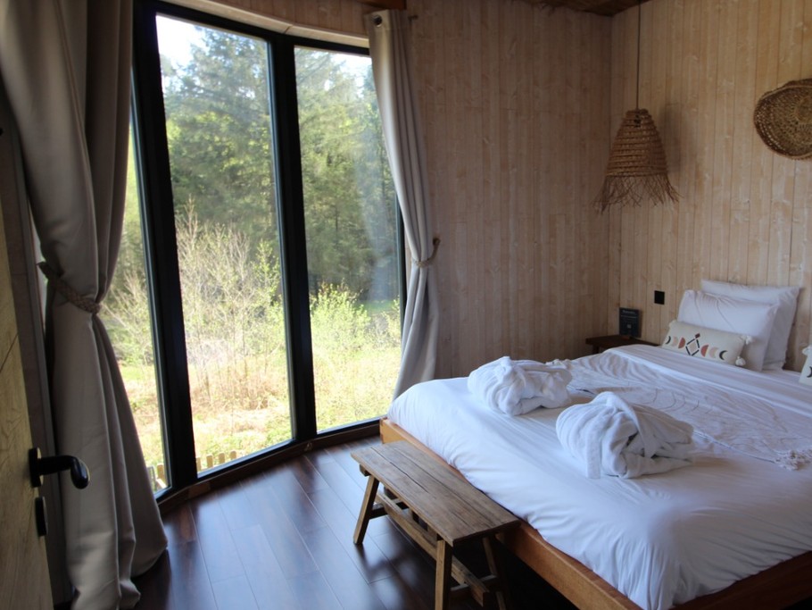 Deuxième chambre Eco-Lodge Africain - Sainte-Barbe dans Les Vosges