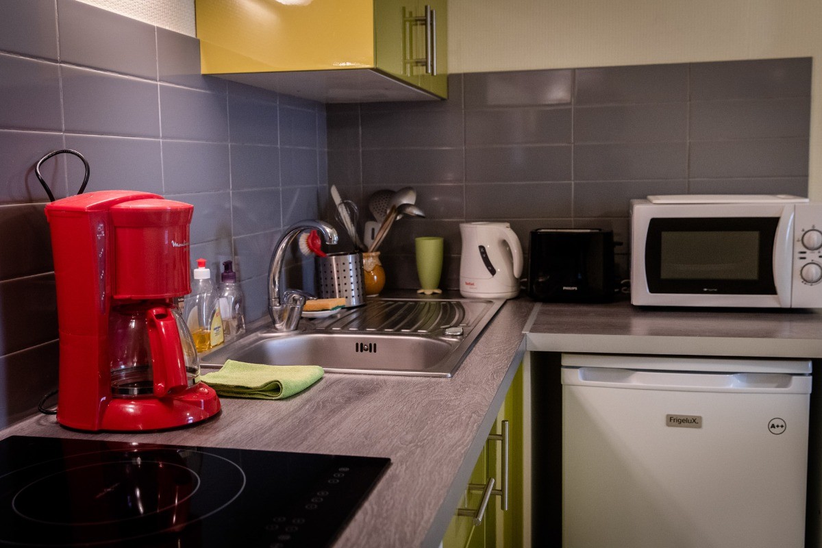 Location "Île verte" dans la maison de Marilou en plein coeur de ville (Côtes d'Armor, Bretagne) - cuisine