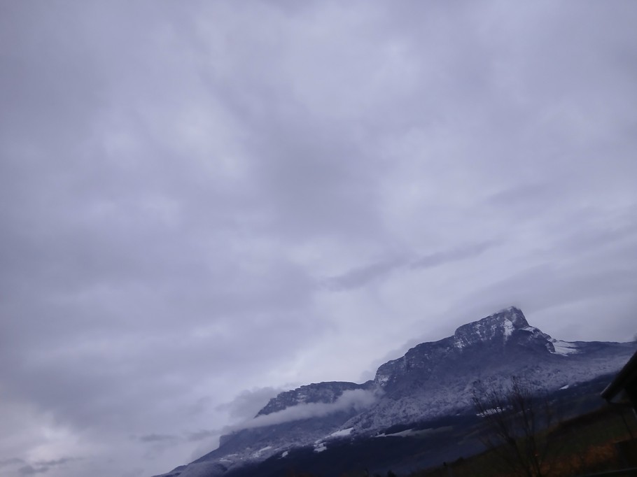 La première neige sur le Mont Granier