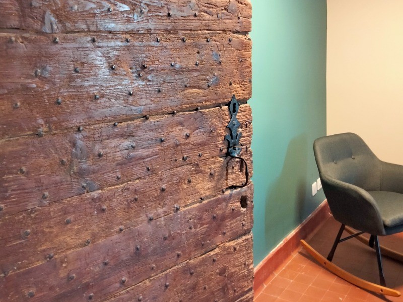 Gîte de Briante - Porte du Salon au 1er étage