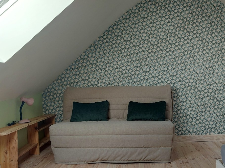 chambre à l'étage BZ et 2 lits simples