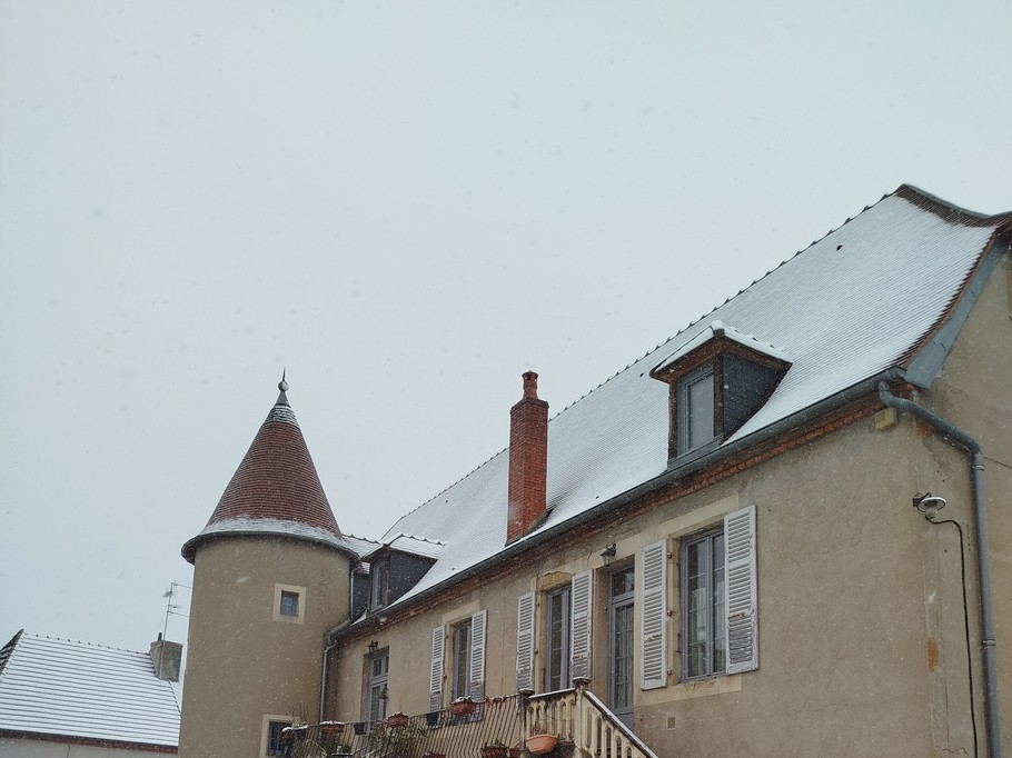 Château Besson in the snow