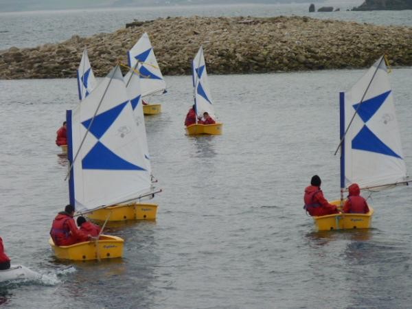 L'école de voile de Tréboul