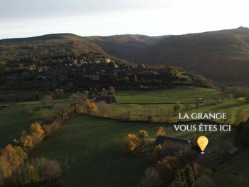 la Grange Salers localisation 001