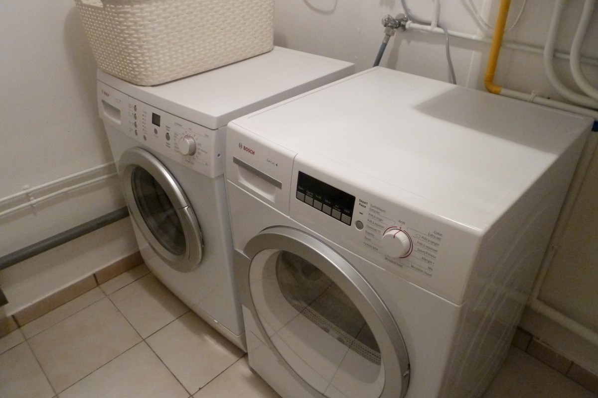 ensemble lave linge et sèche linge