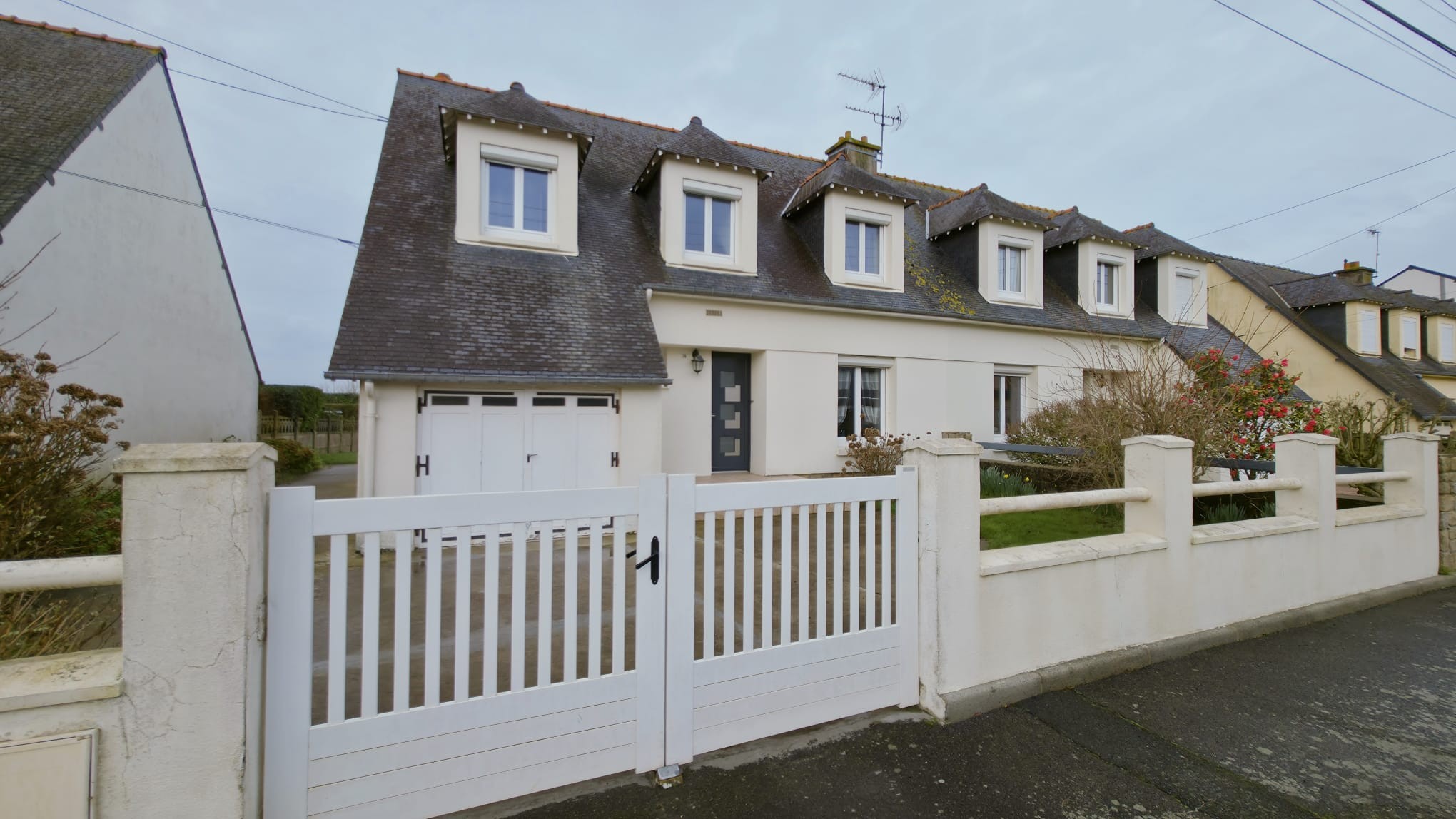 Façade avant de la maison