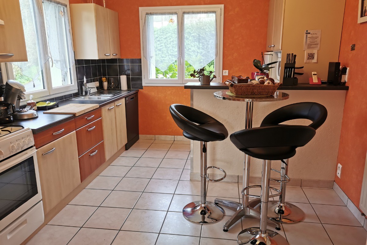 La cuisine entièrement équipée